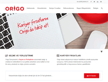 Tablet Screenshot of origo-ik.com